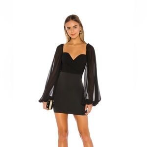 NBD Harry Mini Dress in Black Revolve
